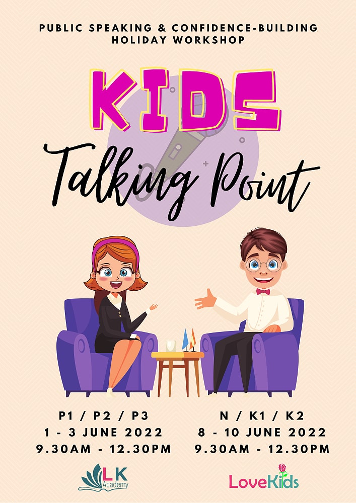 Kids Talking Point Public Speaking and Confidence-building Workshop Jun 2022