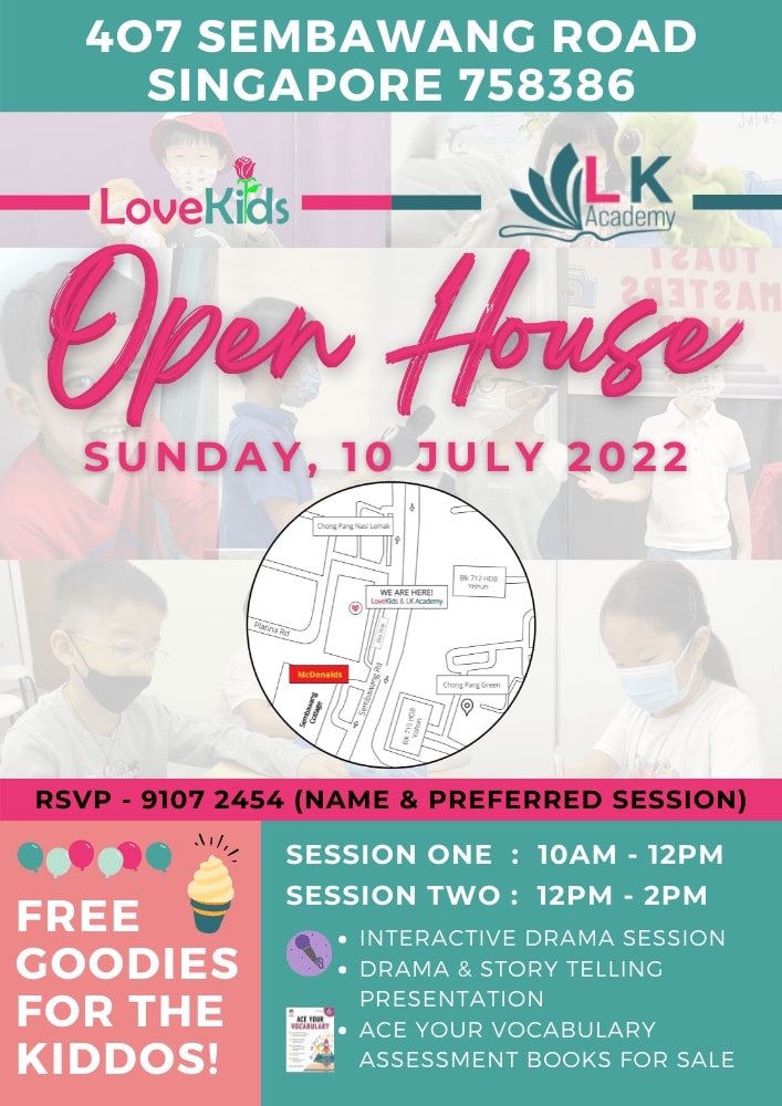 LK Sembawang Open House poster